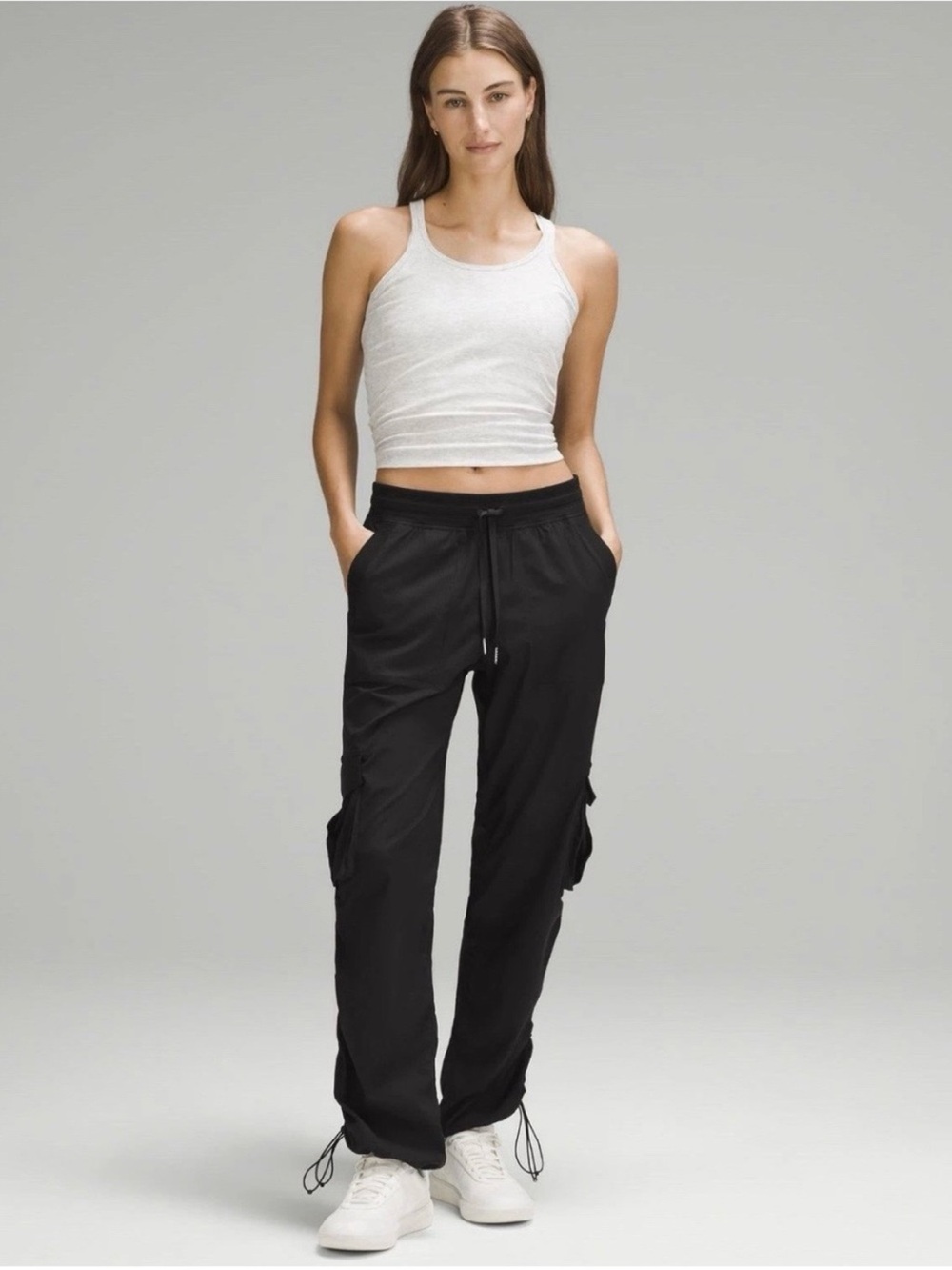 Lululemon Dance Studio Relaxed Fit Cargo Pants Joggers Yoga Black Womens Medium